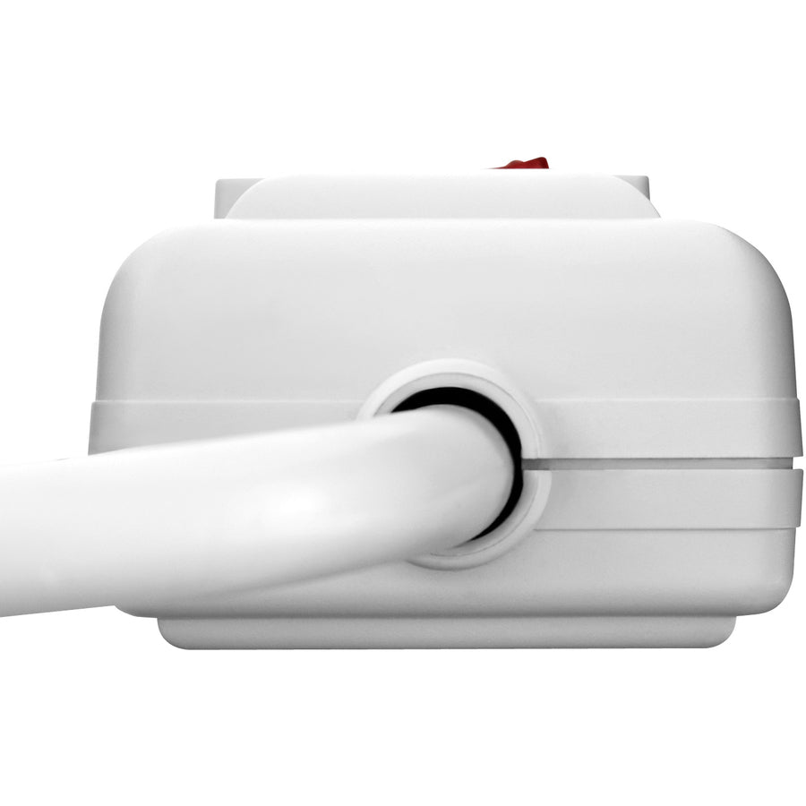 V7 6-Outlet Surge Protector, 8 ft cord, 900 Joules - White SA0608W-9N6