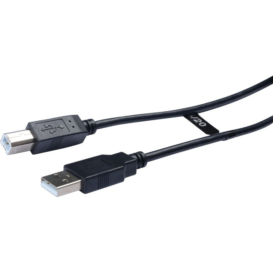 V7 Black USB Cable USB 2.0 A Male to USB 2.0 B Male 5m 16.4ft V7N2USB2AB-05M