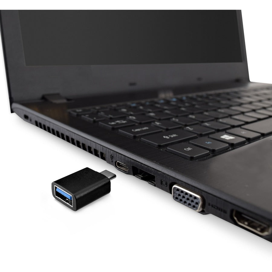 V7 Black Usb Adapter Usb-C Male To Usb 3.1 Female