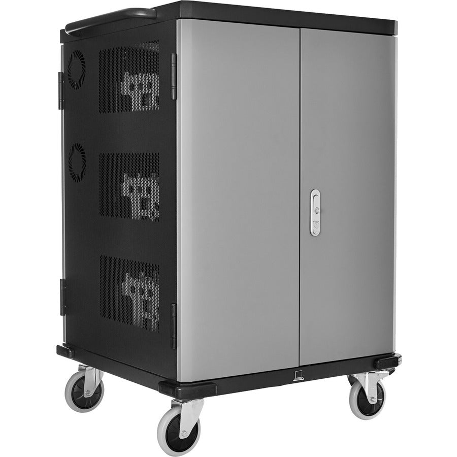 V7 Charge Cart for 36 Mobile Computers - Secure, Store and Charge Chromebooks, Notebooks and Tablets - NEMA US Plug CHGCT36-1N