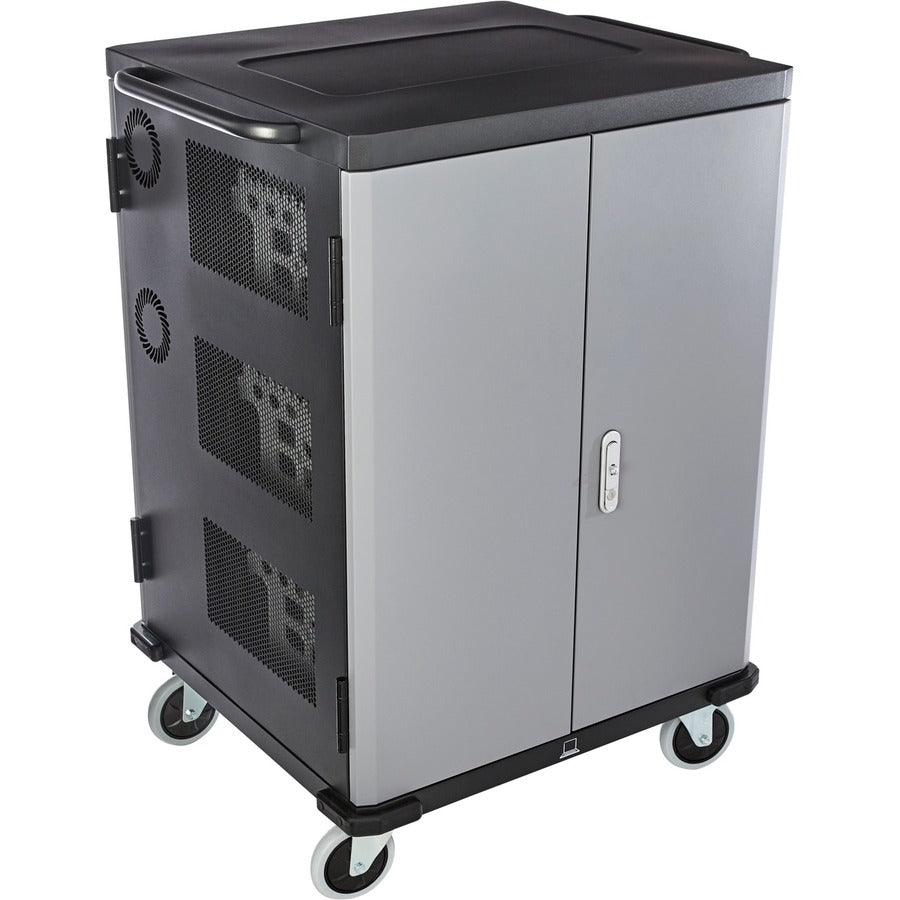 V7 Charge Cart for 36 Mobile Computers - Secure, Store and Charge Chromebooks, Notebooks and Tablets - NEMA US Plug CHGCT36-1N