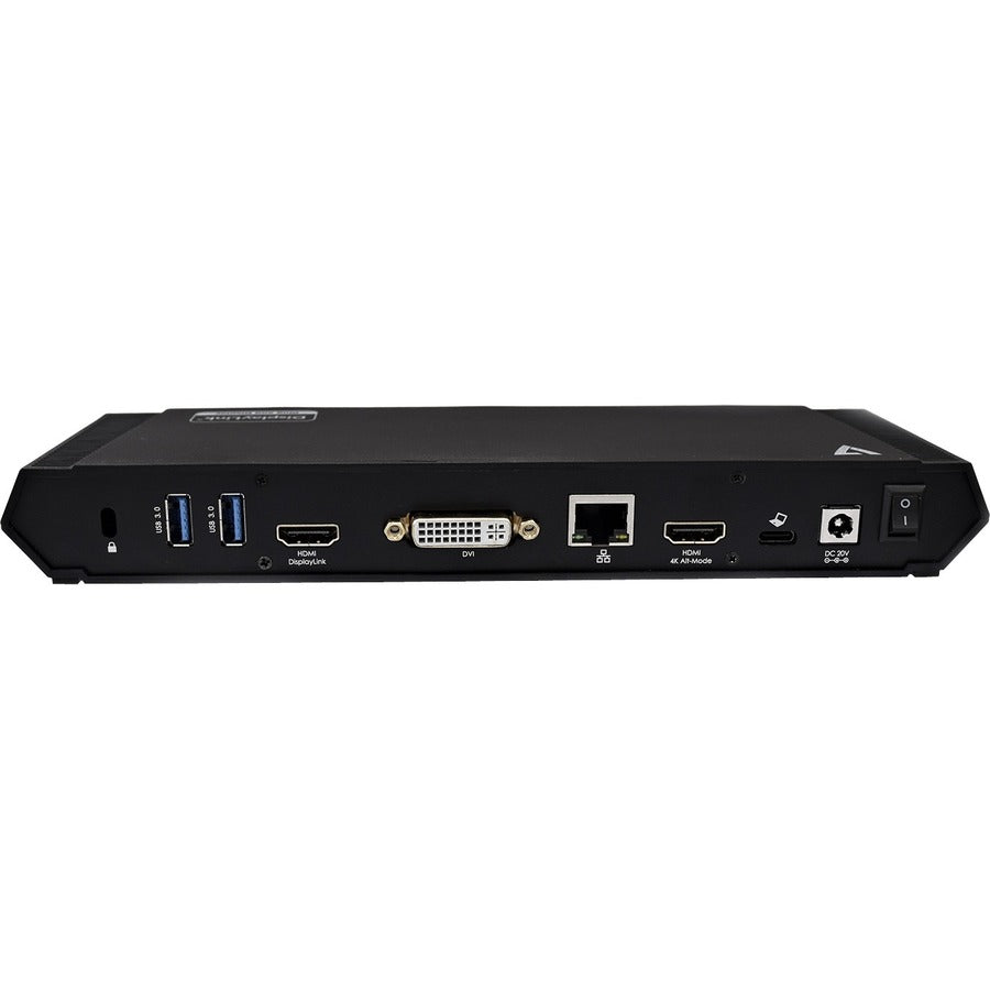 V7 DOCKUSBC USB-C Triple DisplayLink Docking Station