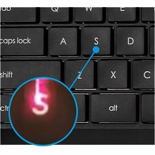 V7 KU350US USB Quiet Keyboard - US Layout - English (US) QWERTY - Business - Black