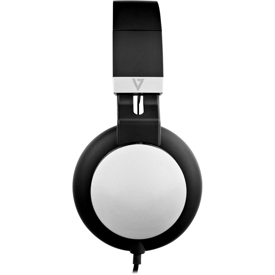 V7 Lightweight On-Ear Headphones - Black/Silver HA601-3NP