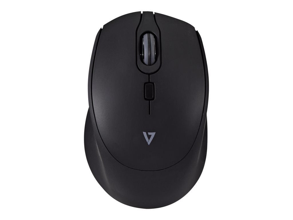 V7 MW350 - Mouse - Pro Silent - optical - 4 buttons - wireless - 2.4 GHz