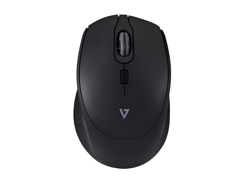 V7 MW350 - Mouse - Pro Silent - optical - 4 buttons - wireless - 2.4 GHz