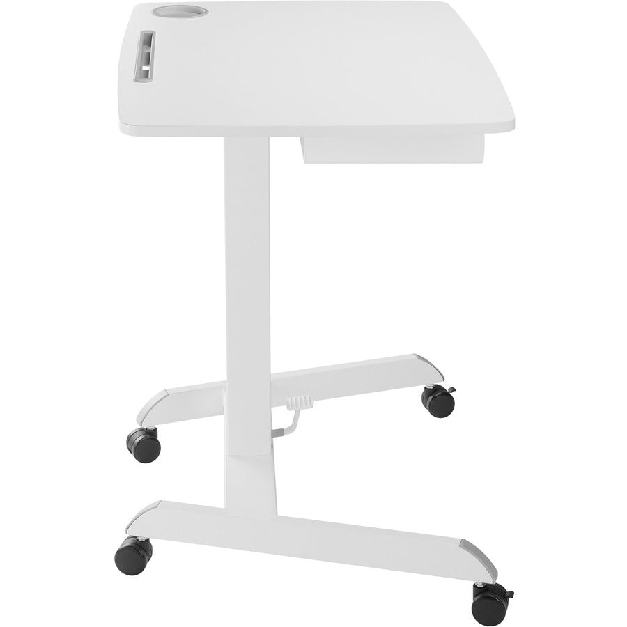 V7 Mobile Student Desk with Drawer - Height Adjustable - Gas Spring - 44.30 Max Height x 22" Width" DTM3SD