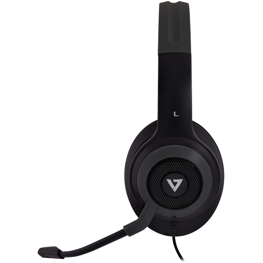 V7 Premium Over-Ear Stereo Headset with Boom Mic HC701