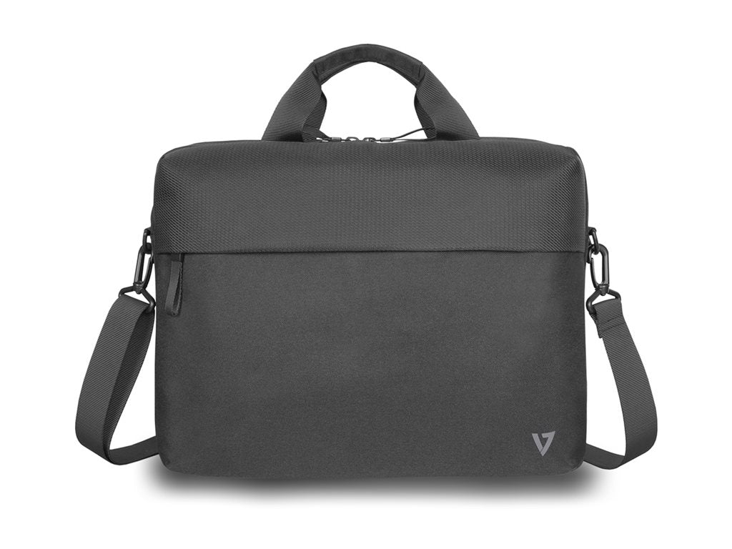 V7 Professional Eco-Friendly CTP16-ECO2 - Notebook carrying case - briefcase, RPET, topload - 15.6 - black"