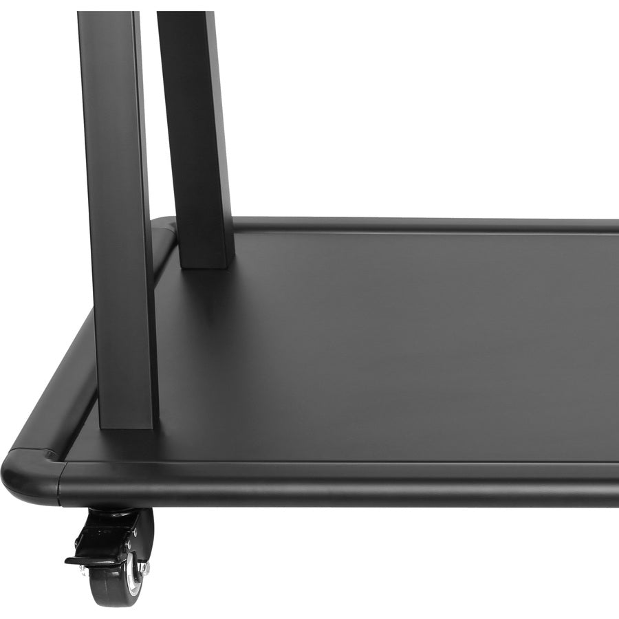 V7 Ultra Heavy Mobile TV Cart - Up to 60in to 105in Displays - 330lbs/150kg Capacity - Steel - 46.3 Length x 26.6" Width x 72.8" Height - Locking Casters" TVCART3