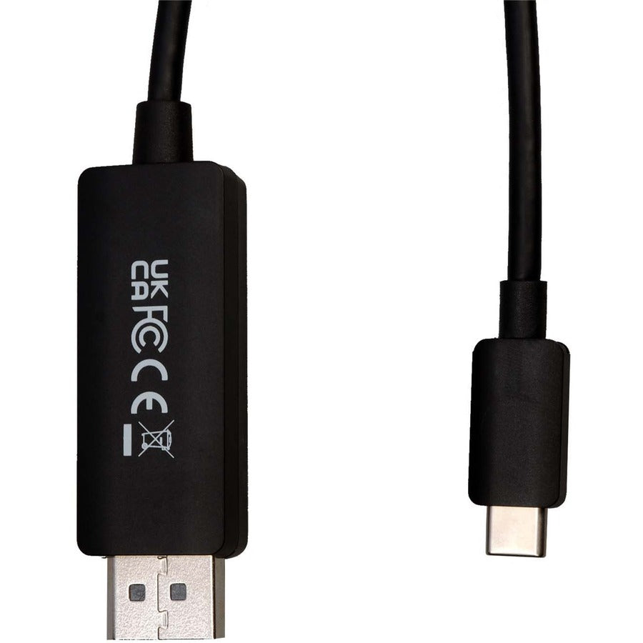 V7 USB-C Male to DisplayPort 1.4 Male 32.4 Gbps 8K/4K UHD V7USBCDP14-1M