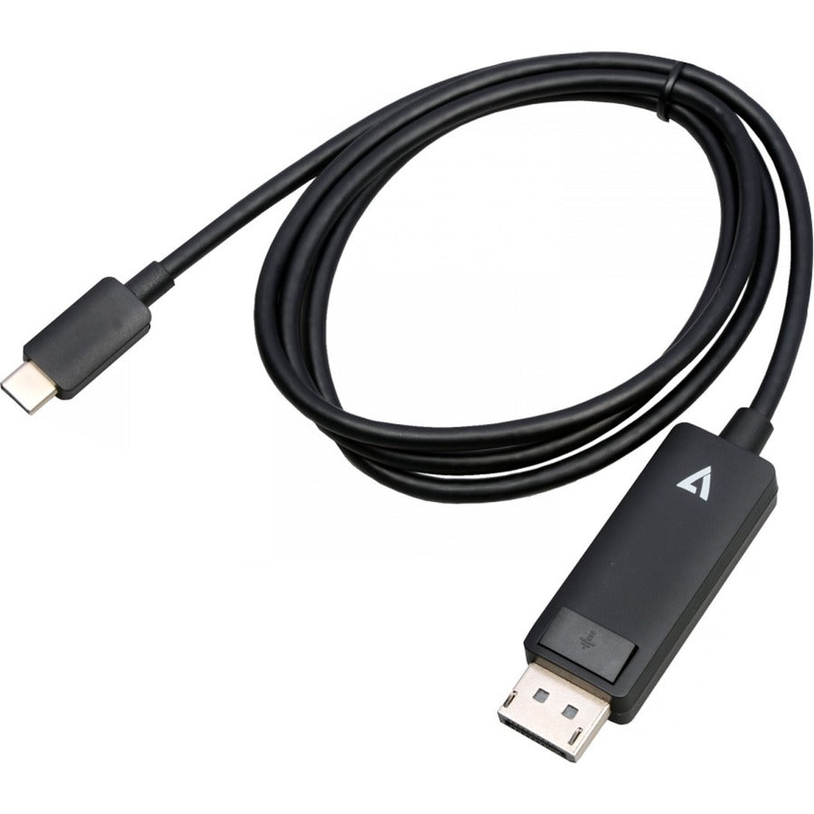 V7 USB-C Male to DisplayPort 1.4 Male 32.4 Gbps 8K/4K UHD V7USBCDP14-1M