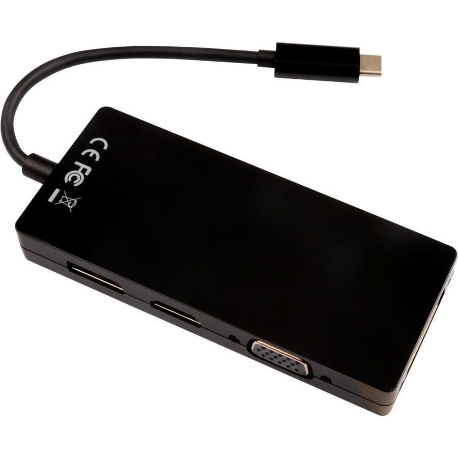 V7 V7UC-DPHDVGADVI-BLK DisplayPort/DVI/HDMI/USB-C/VGA Audo/Video Adapter