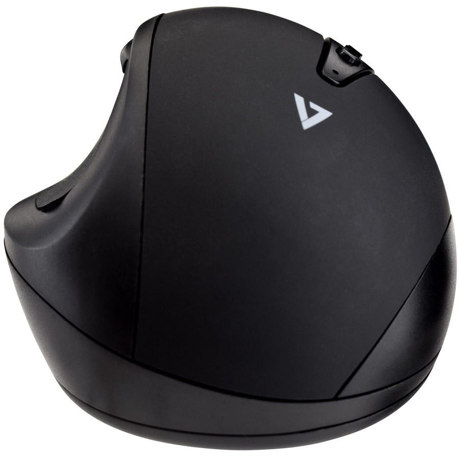 V7 Wireless Ergonomic 7-Button/Adjustable DPI Mouse- MW400 - Black