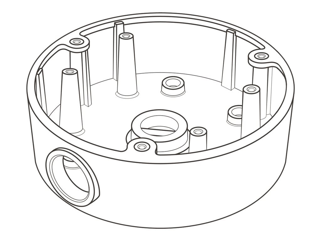 VIAAS Full Size Base - Camera dome conduit base - white BCA-DCB-1