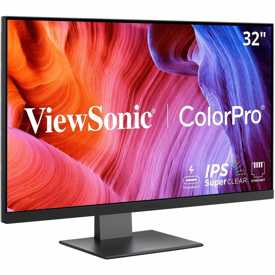 VIEWSONIC 32in ColorPro 4K UHD IPS Monitor with 100W Thunderbolt for Creatives