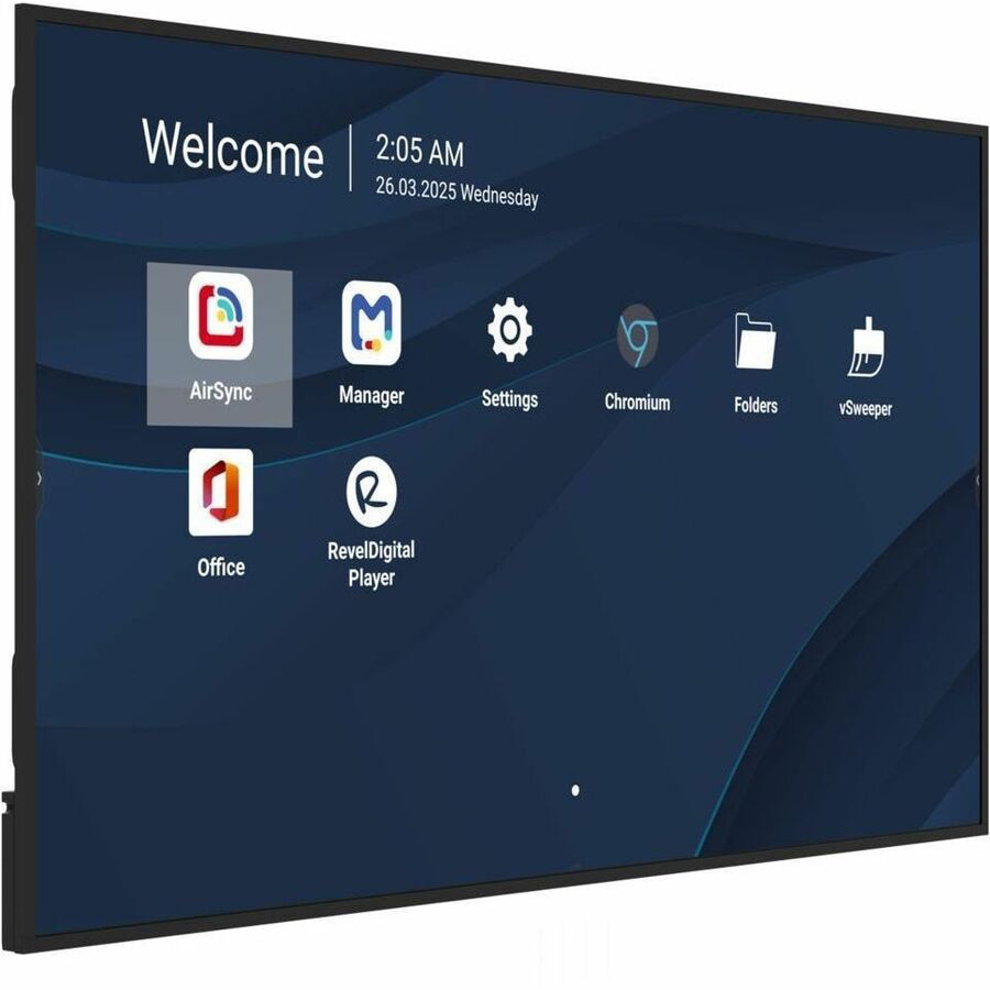 VIEWSONIC 55in 4K Commercial Display 500nits 8GB RAM Digital Signage