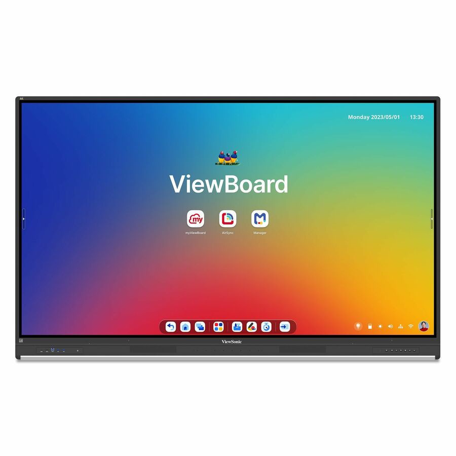 VIEWSONIC 75in 4K Interactive Flat Panel IFP7553-ED-M for Collaboration