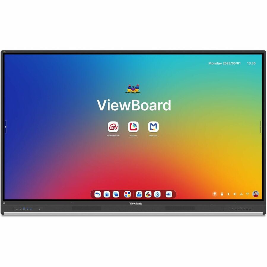 VIEWSONIC 75in 4K Interactive Flat Panel IFP7553-ED-M for Collaboration