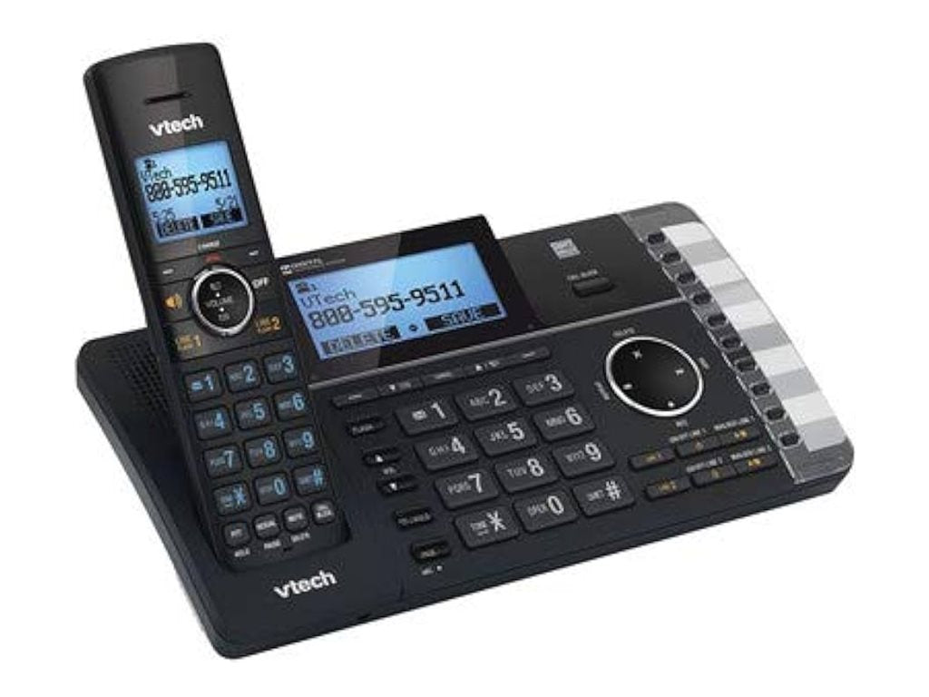 VTech DS6251 - Cordless phone - answering system with caller ID/call waiting - DECT 6.0 - black VT-DS6251