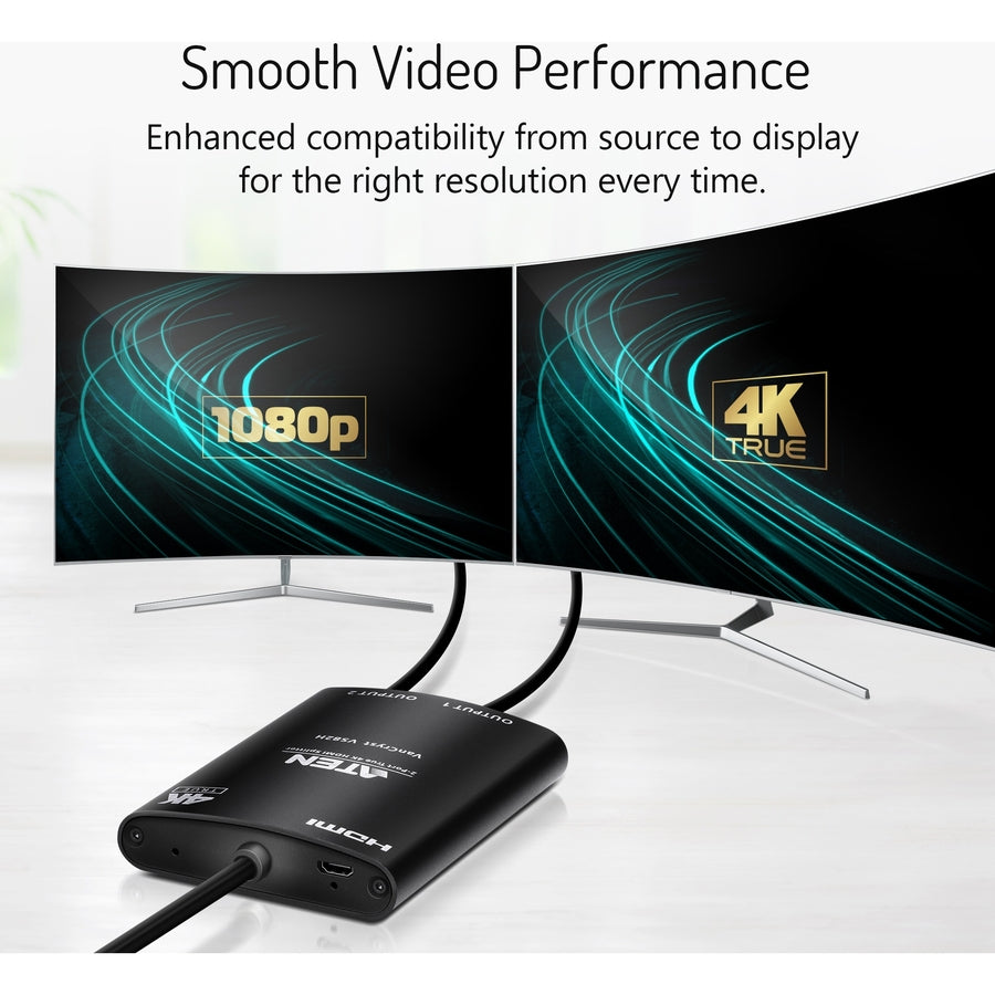 VanCryst VS82H 2-Port True 4K HDMI Splitter