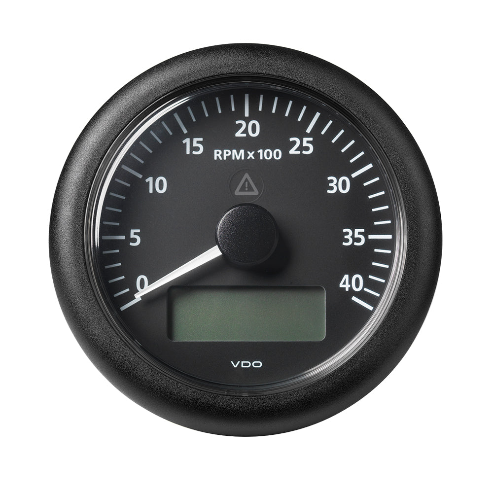 Veratron 3-3/8" (85MM) ViewLine Tach w/Multifunction Display - 0 to 4000 RPM - Black Dial