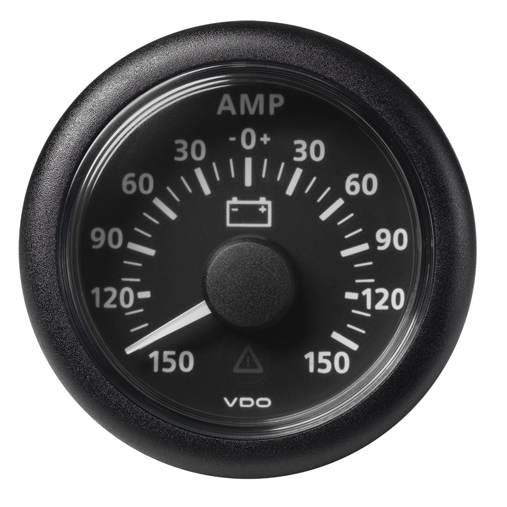 Veratron 52MM (2-1/16") ViewLine Battery Status Gauge -150/+150AMP - Black Dial &amp;