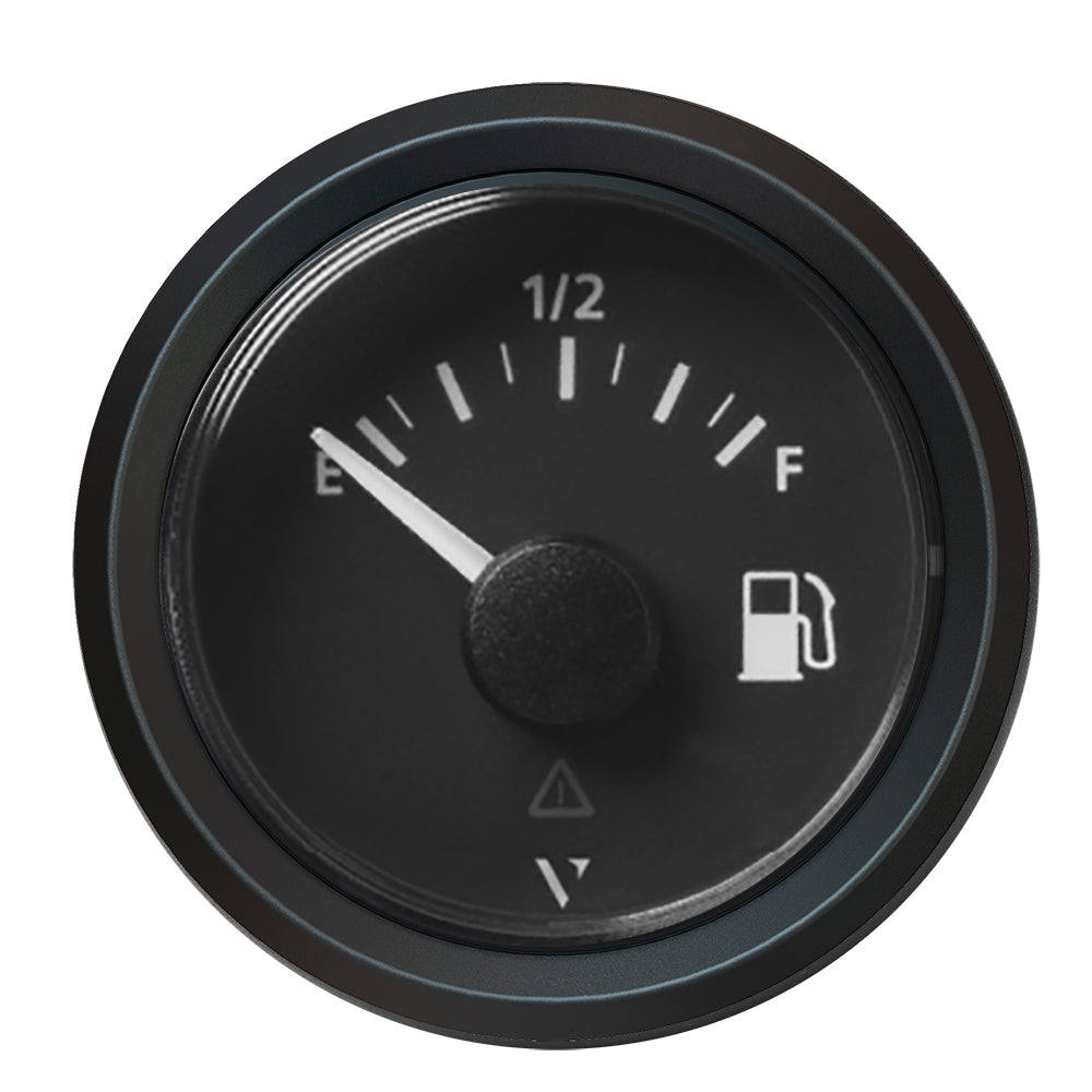 Veratron 52MM (2-1/16") ViewLine Fuel Level Gauge Empty/Full - 240 to 33.5 OHM - Black