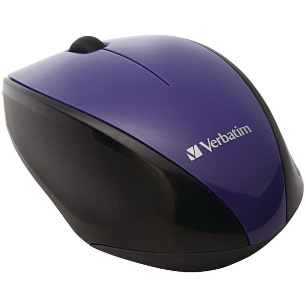 Verbatim 97994 Cordless Blue-LED Computer Mouse, Multi-Trac, 3 Buttons, 2.4 GHz