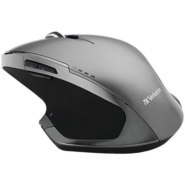 Verbatim 98622 Cordless Deluxe Blue-LED Computer Mouse, Ergonomic, 8 Buttons,