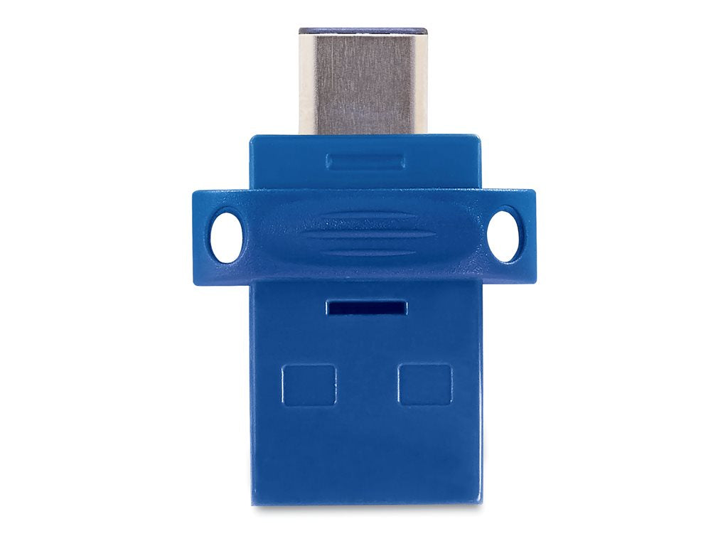 Verbatim Store 'n' Go - USB flash drive - 128 GB - USB 3.2 Gen 1 / USB-C - blue