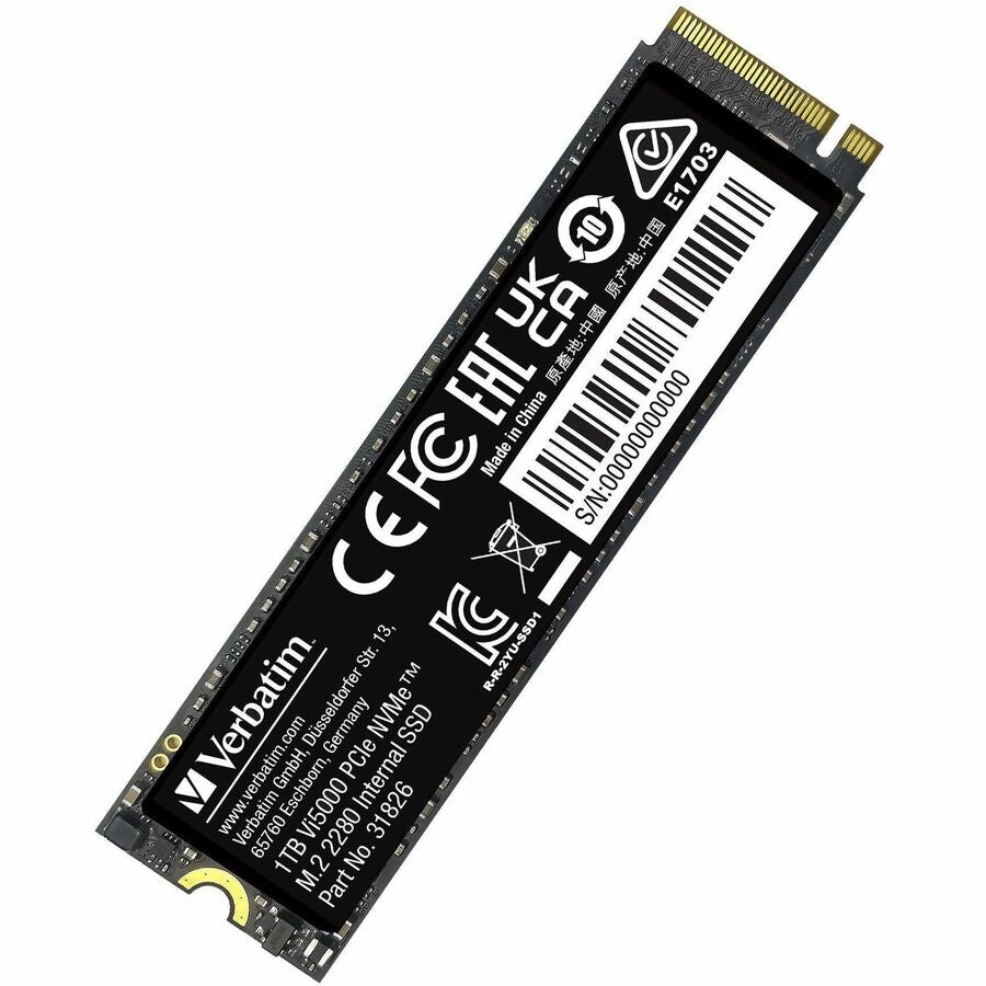 Verbatim Vi5000 1 GB Solid State Drive - M.2 2280 Internal - PCI Express NVMe (PCI Express