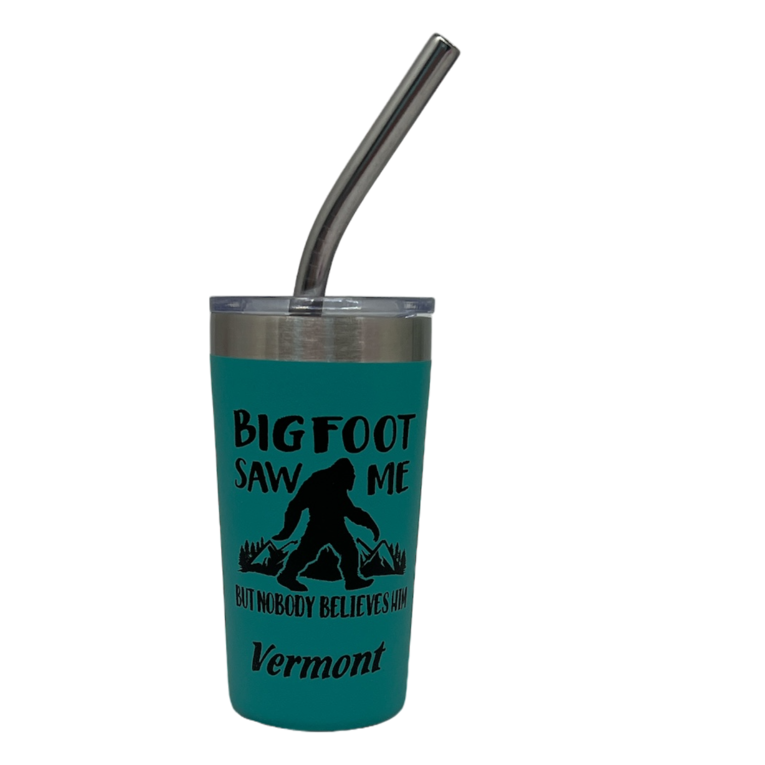 Vermont Bigfoot Stainless Steel 2oz Shooter - Aqua