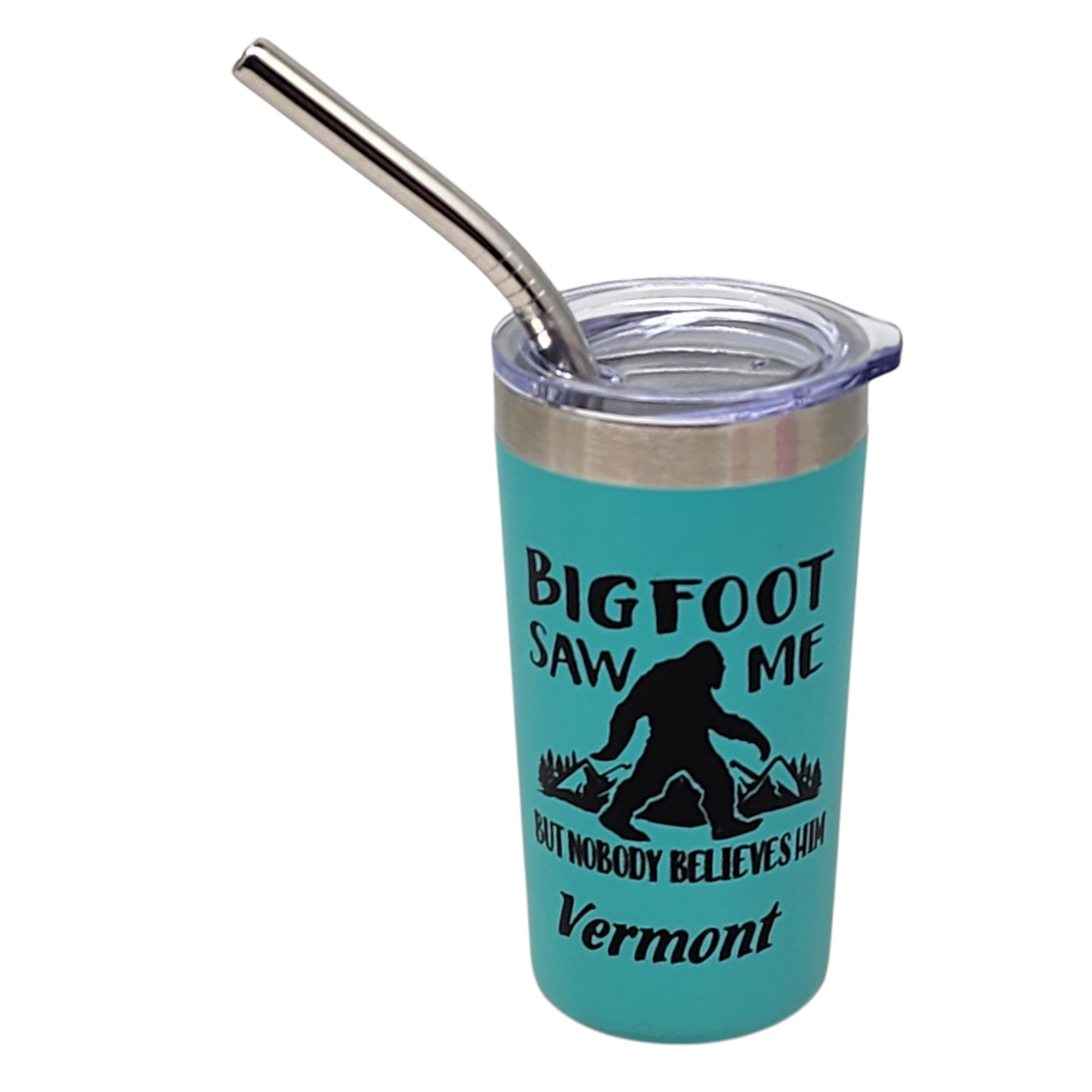 Vermont Bigfoot Stainless Steel 2oz Shooter - Aqua