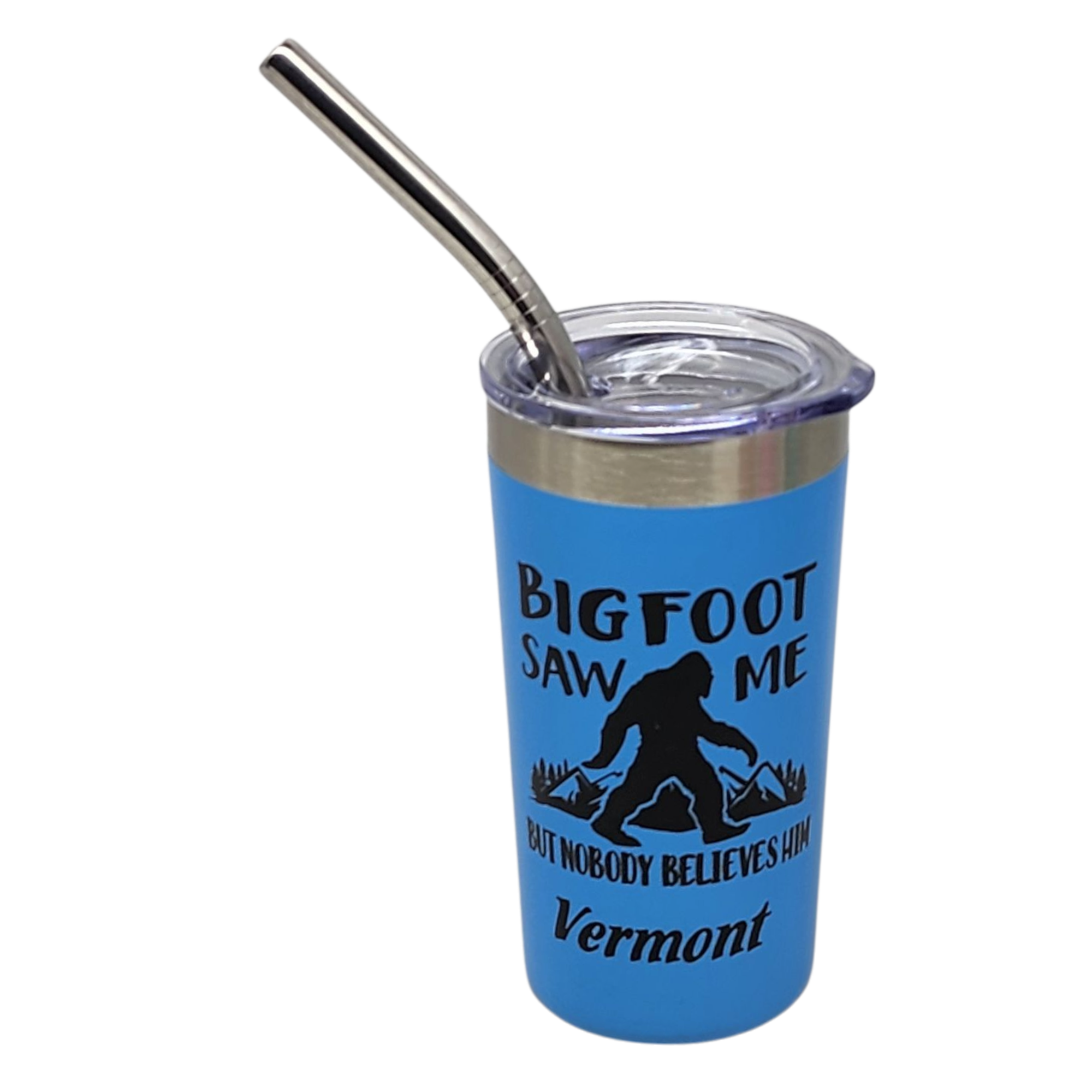 Vermont Bigfoot Stainless Steel 2oz Shooter - Blue