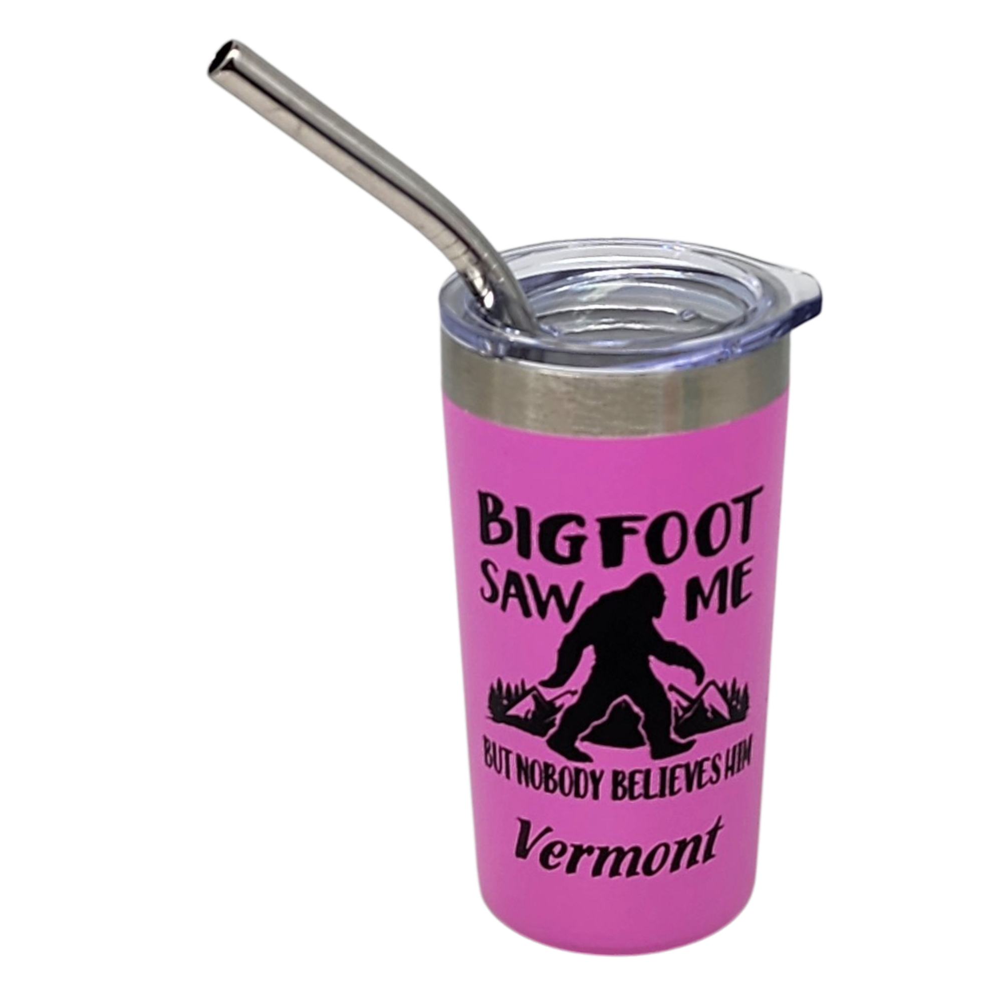 Vermont Bigfoot Stainless Steel 2oz Shooter - Pink