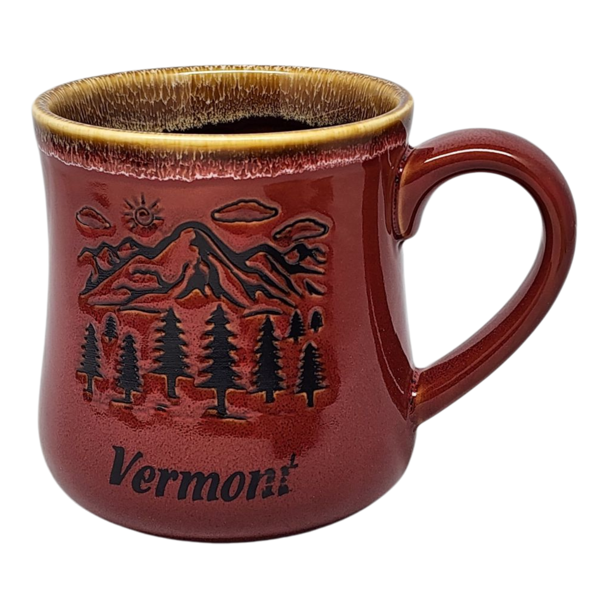 Vermont Green Mountains Mug - Brick