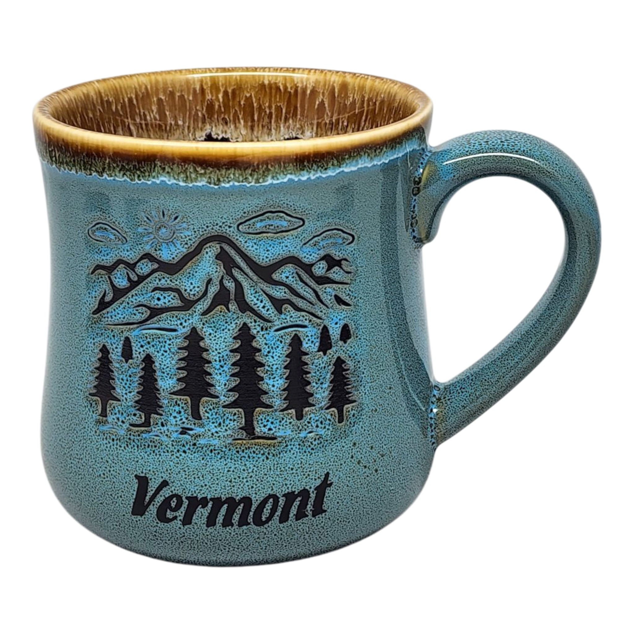 Vermont Green Mountains Mug - Lake Blue