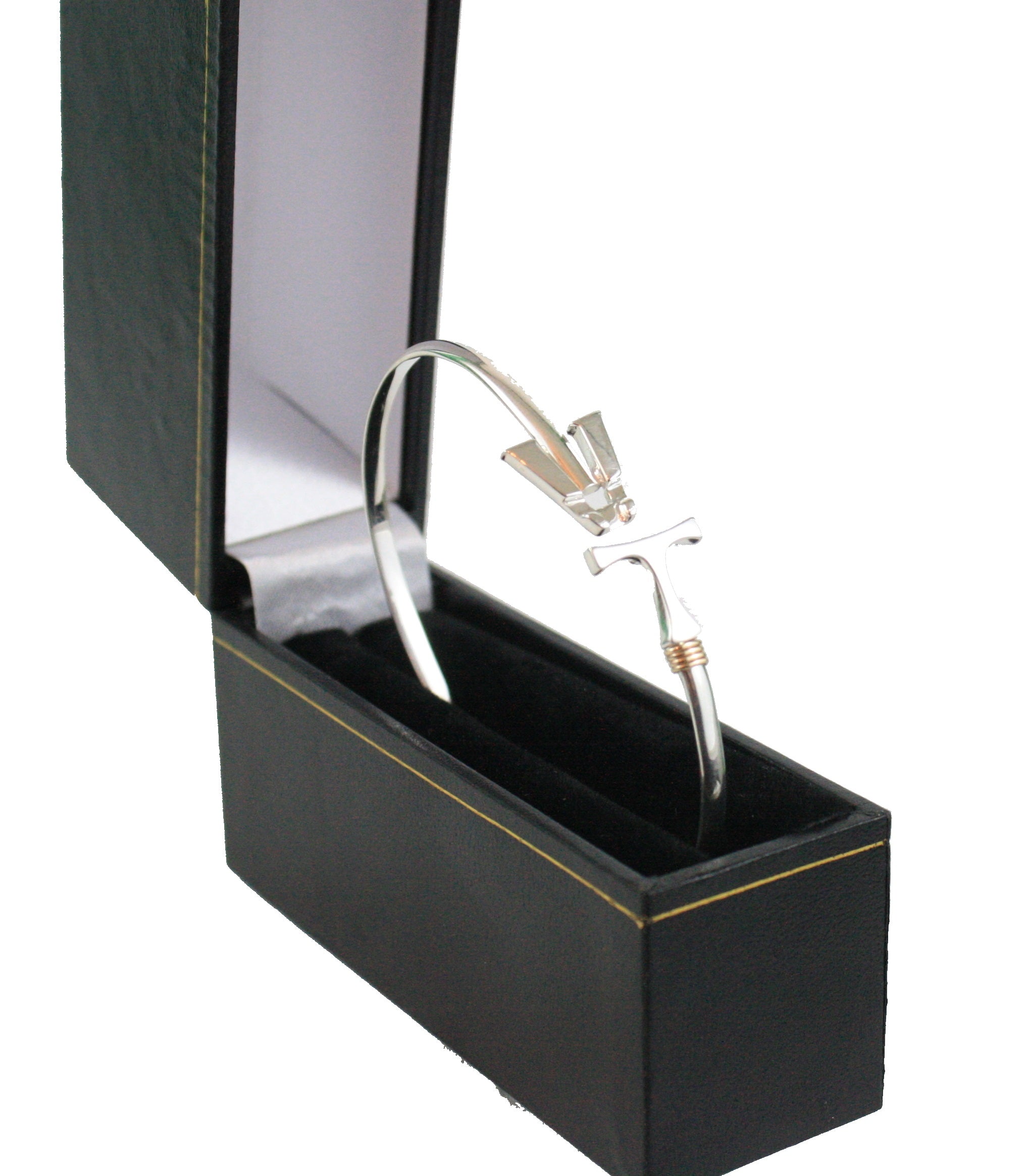 Vermont Hook Bracelet Silver - 3mm Band - 8 Inch