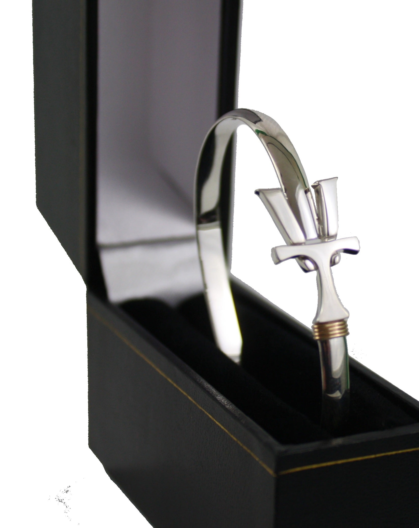 Vermont Hook Bracelet Silver - 5mm Band - 8 Inch