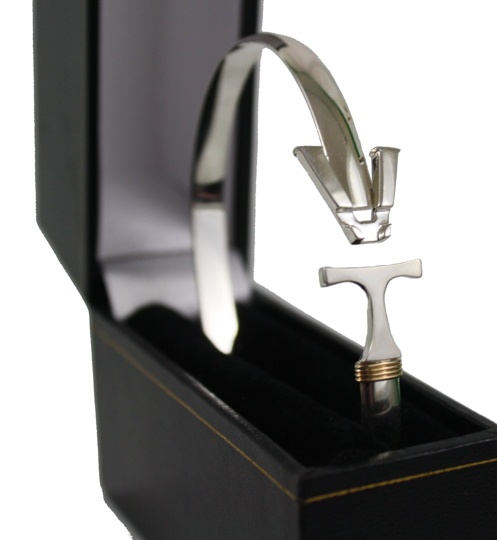 Vermont Hook Bracelet Silver - 6mm Band - 9 Inch