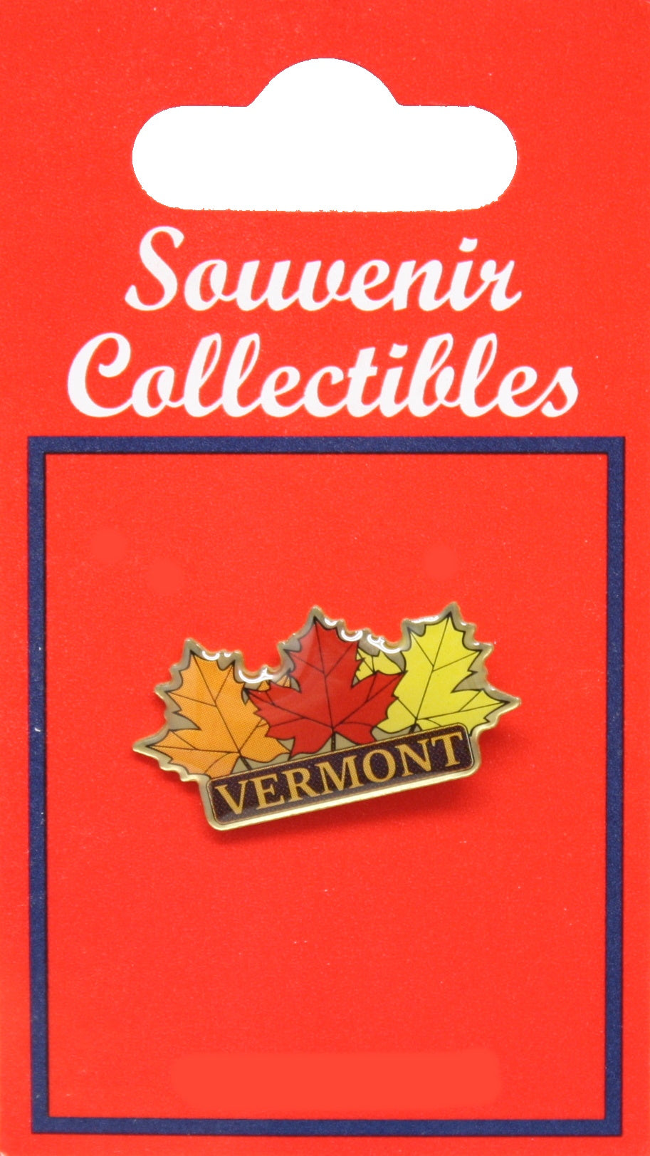 Vermont Leaf Trio - Souvenir Pin