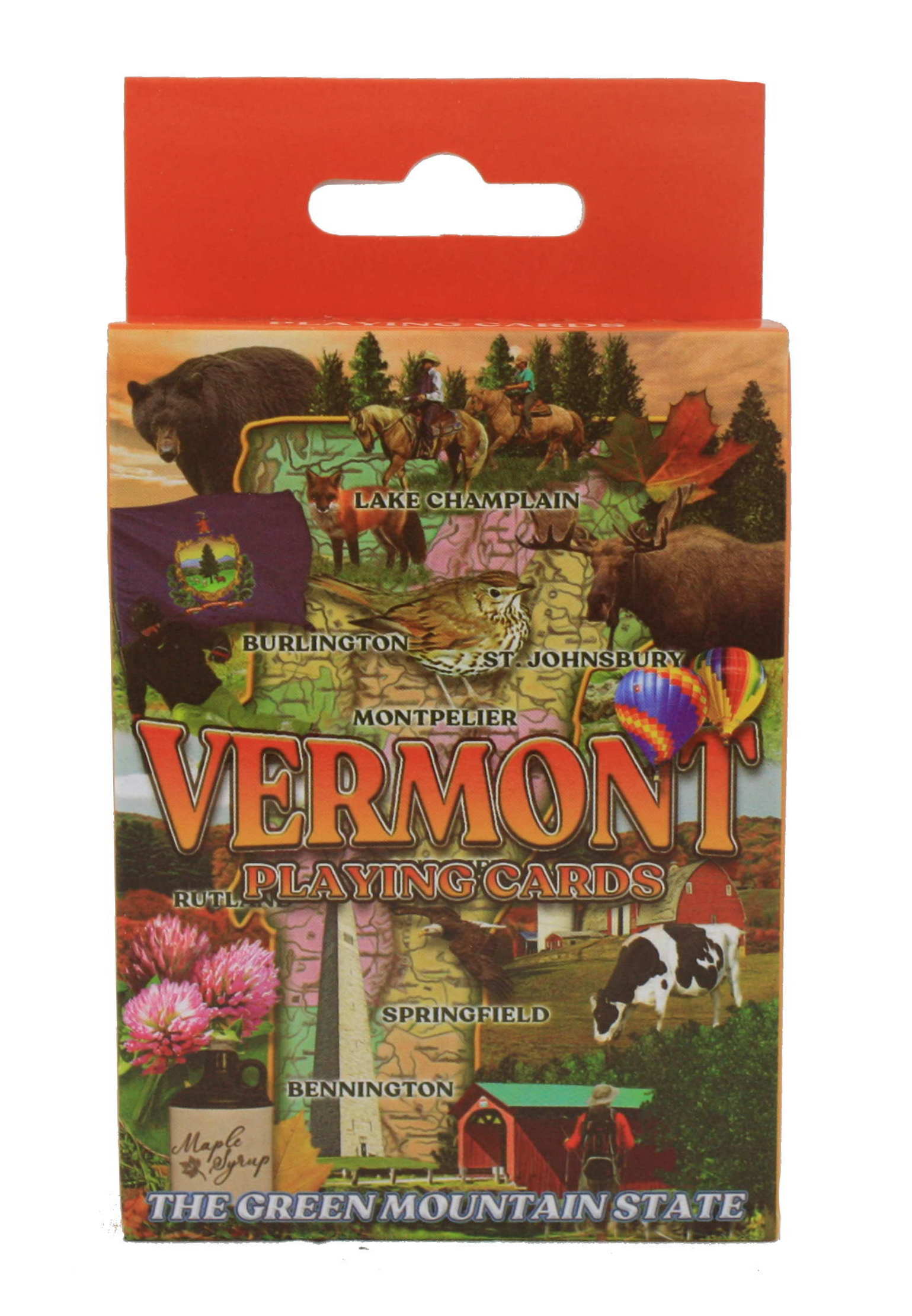 Vermont Map Playing Cards