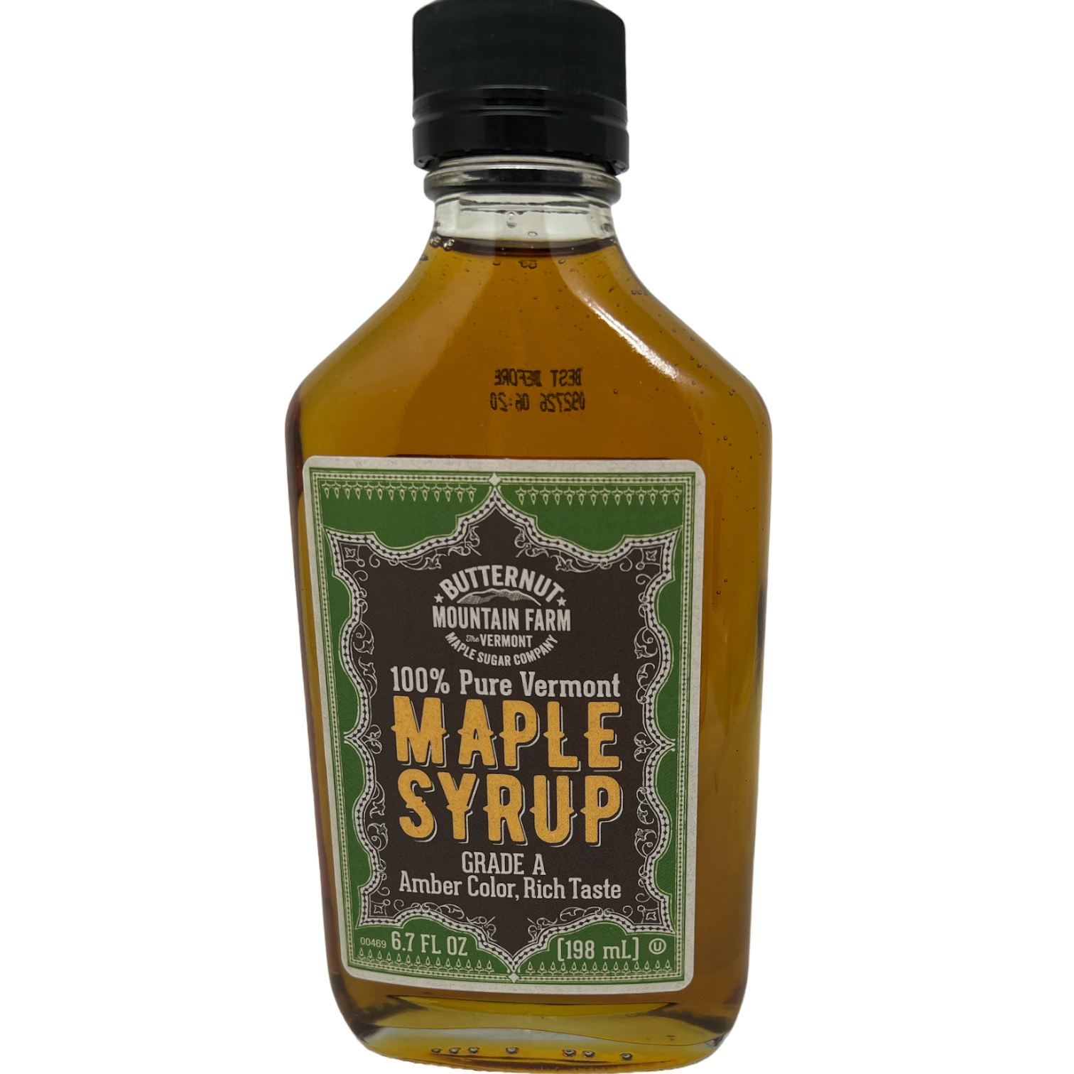 Vermont Maple Syrup in a Glass Flask Screw Top