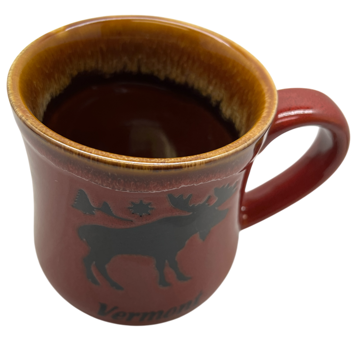 Vermont Moose Mug - Rustic Red