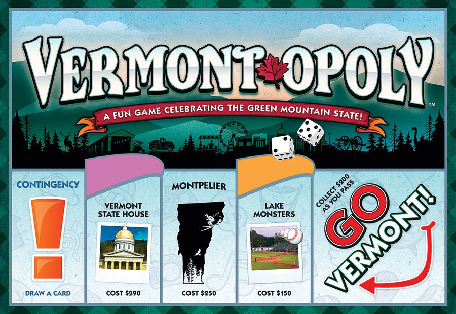 Vermont Opoly Board Game