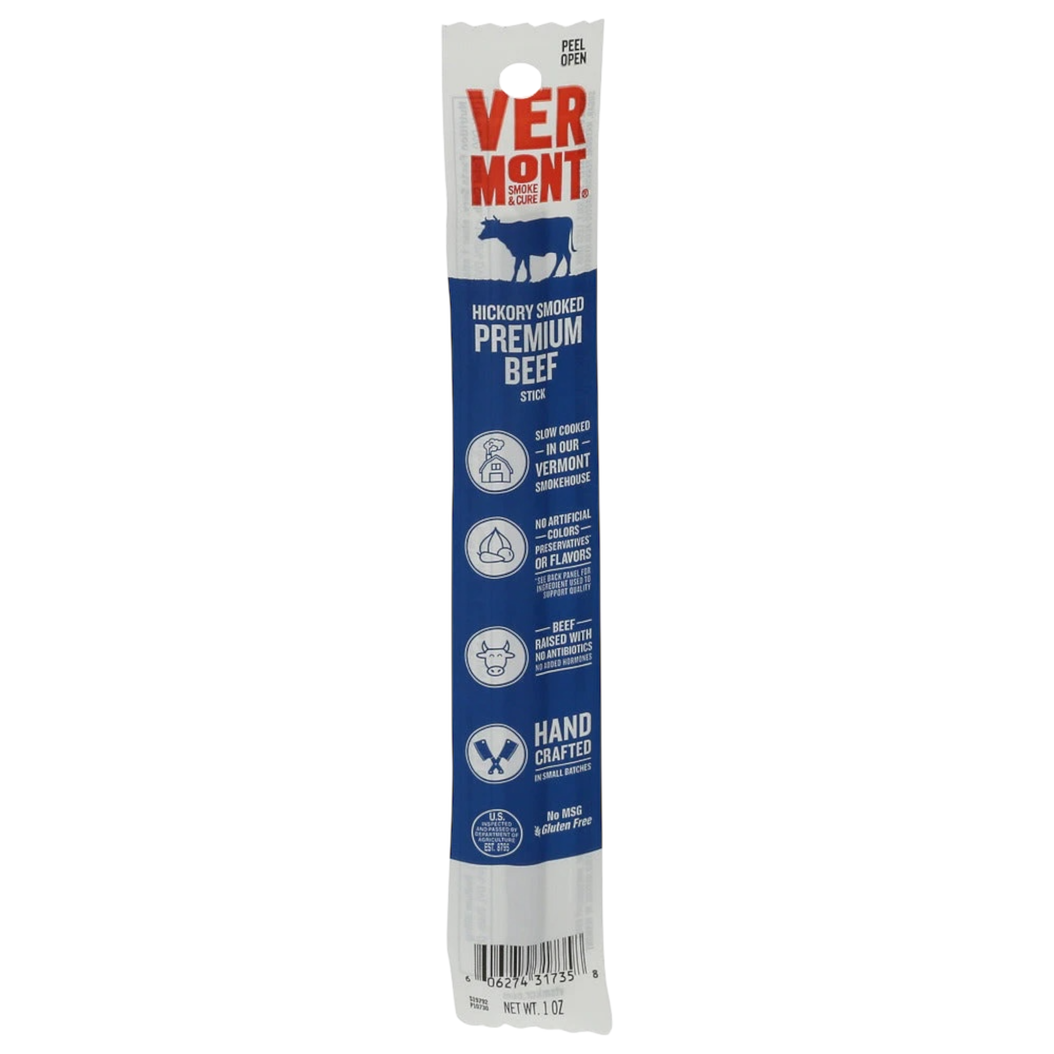 Vermont Smoke And Cure Hickory Smoked Beef Stick