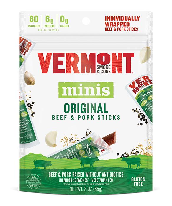 Vermont Smoke And Cure Original Beef and Pork Mini Go Packs