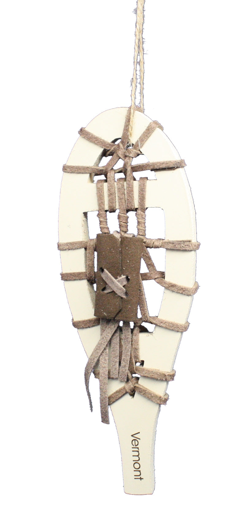 Vermont Snowshoe Wooden Ornament