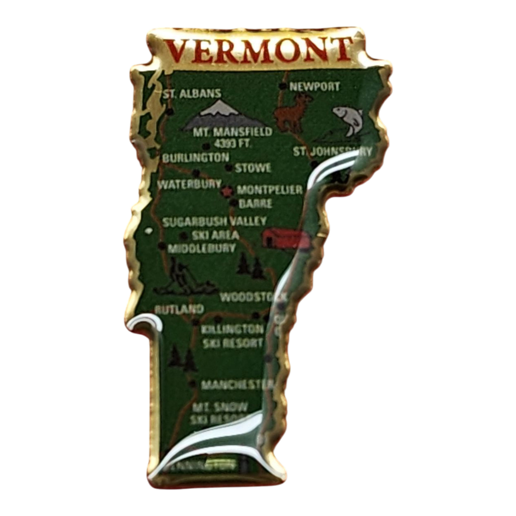 Vermont State - Souvenir Pin